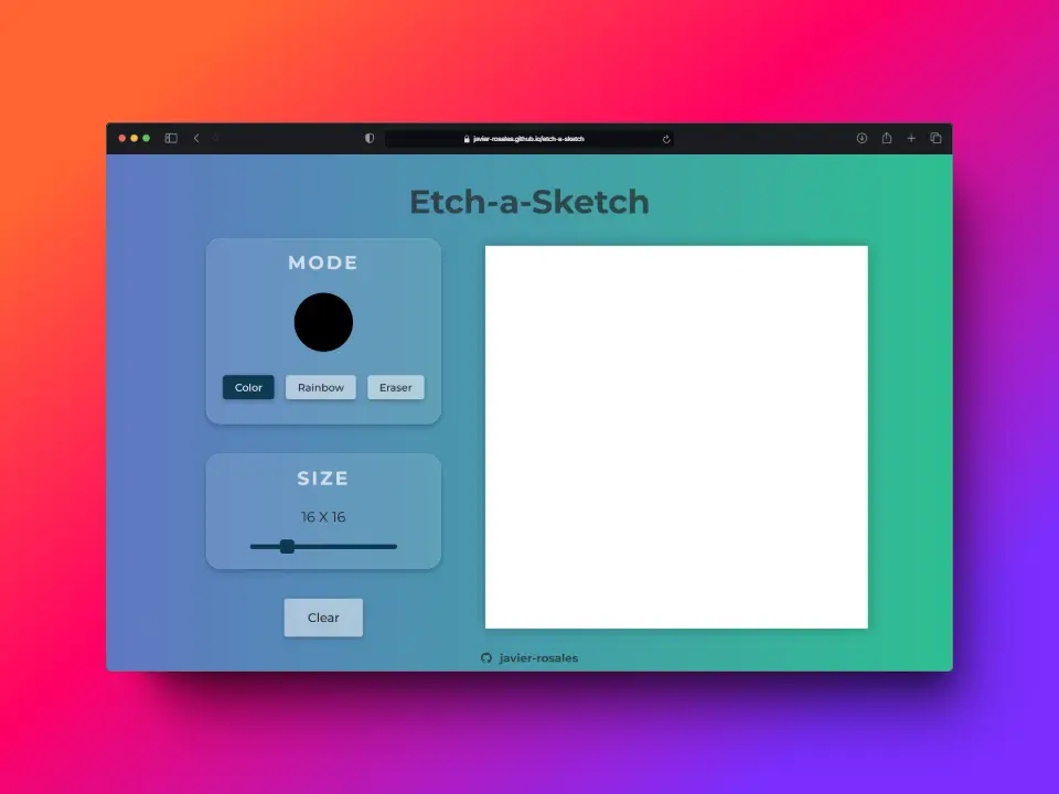Previsualización del proyecto